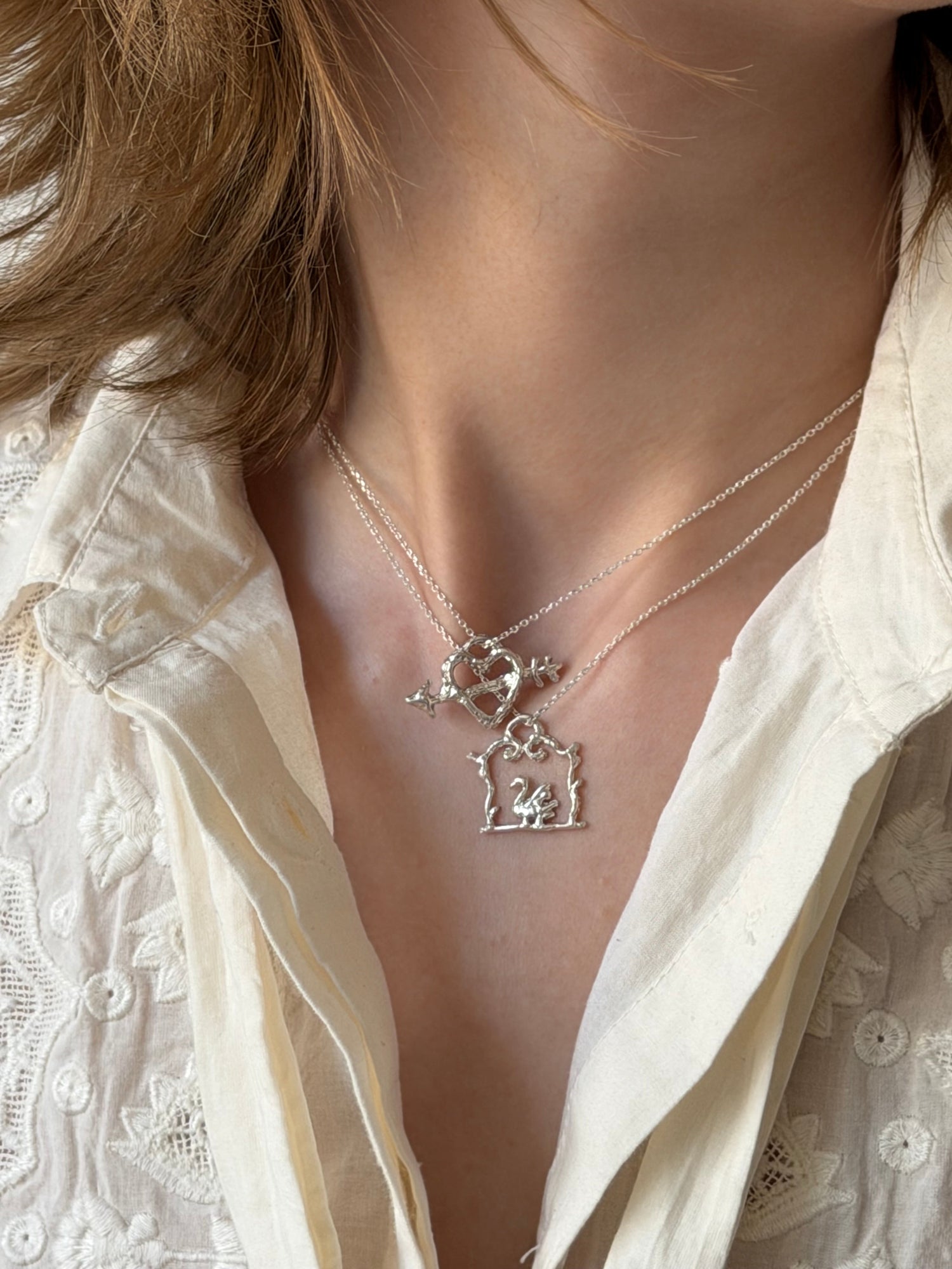 Necklaces category featuring a collection of cute silver necklaces available in the orne store.